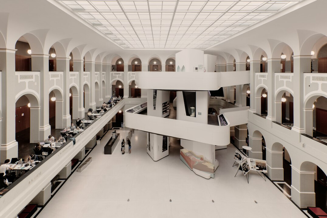 swiss bank building interior