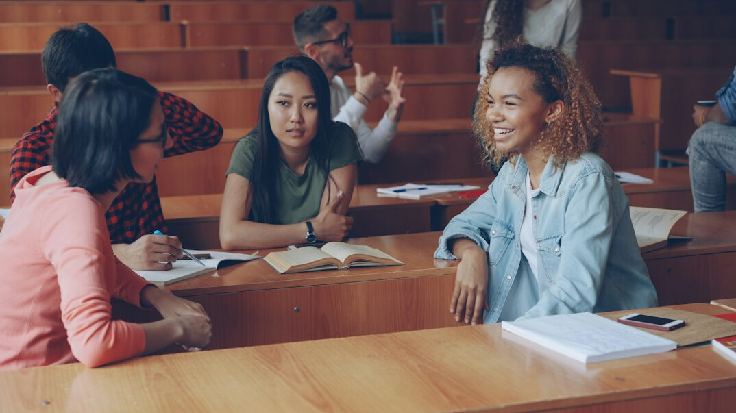 young people discussing